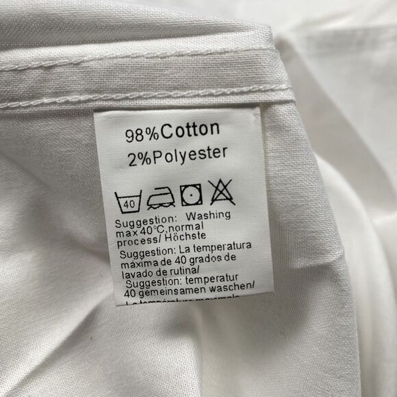 Coofandy Short Sleeve Button Down Shirt White Mens Size XL Brand New w/ Tags - Picture 7 of 9